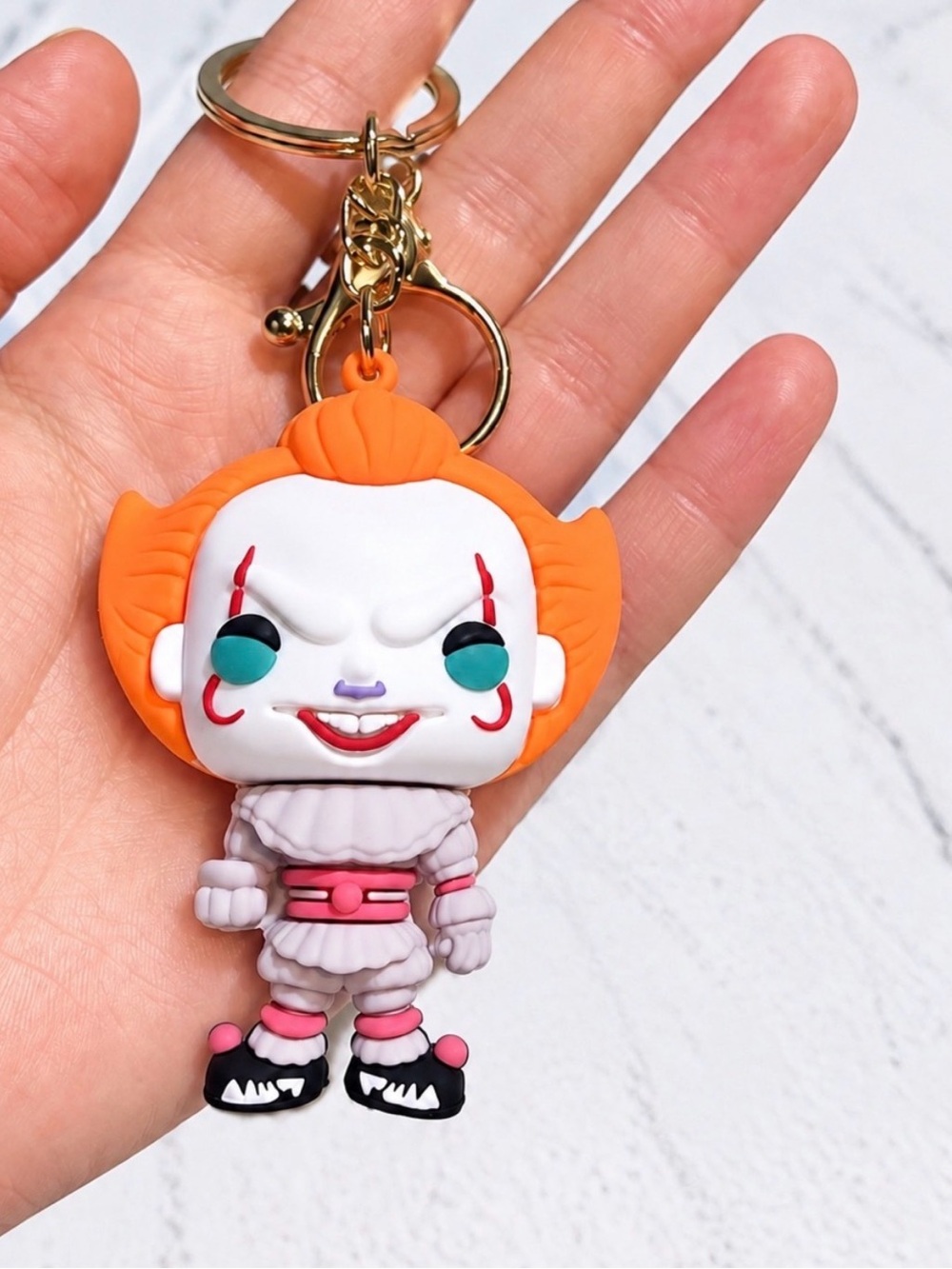 Pennywise Orange Vinyl Keychain - Kids Toys